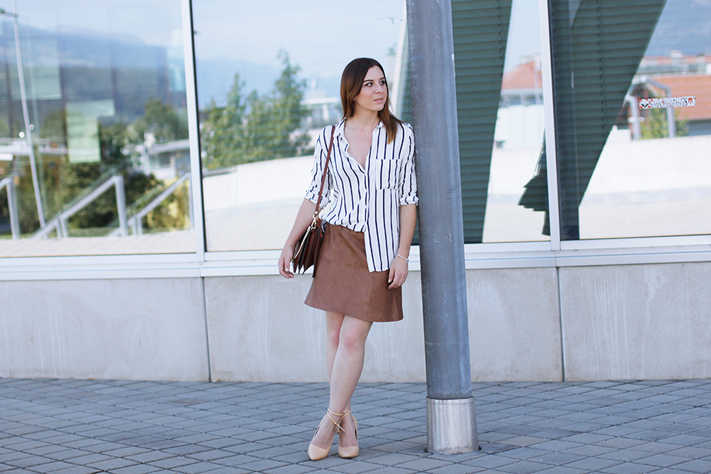 who is mocca, modeblog, fashionblog, german fashionblogger, outfit inspiration, streifenbluse kombinieren, lederrock mango, chloe faye bag kombinieren, riemchen high heels asos, streetstyle innsbruck, austrian fashionblogger, whoismocca.me