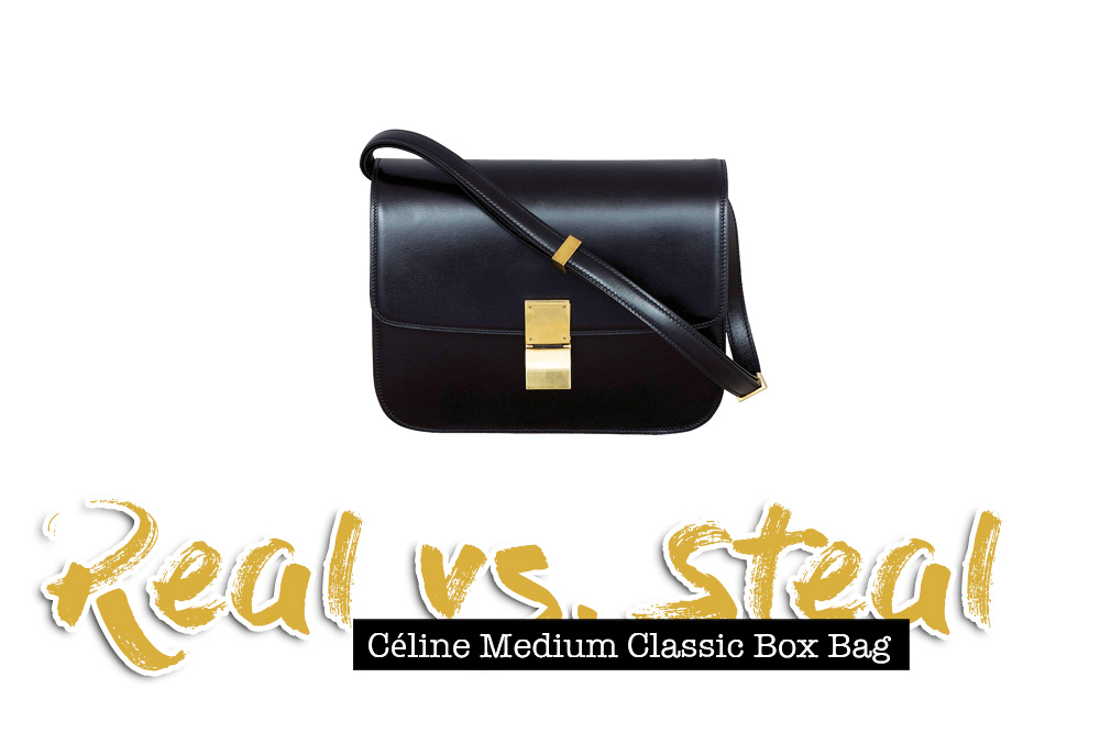 Céline Medium Classic Box Bag, Real vs. Steal, Lookalike, Dupe, Fashion Blog, Modeblog, whoismocca.me