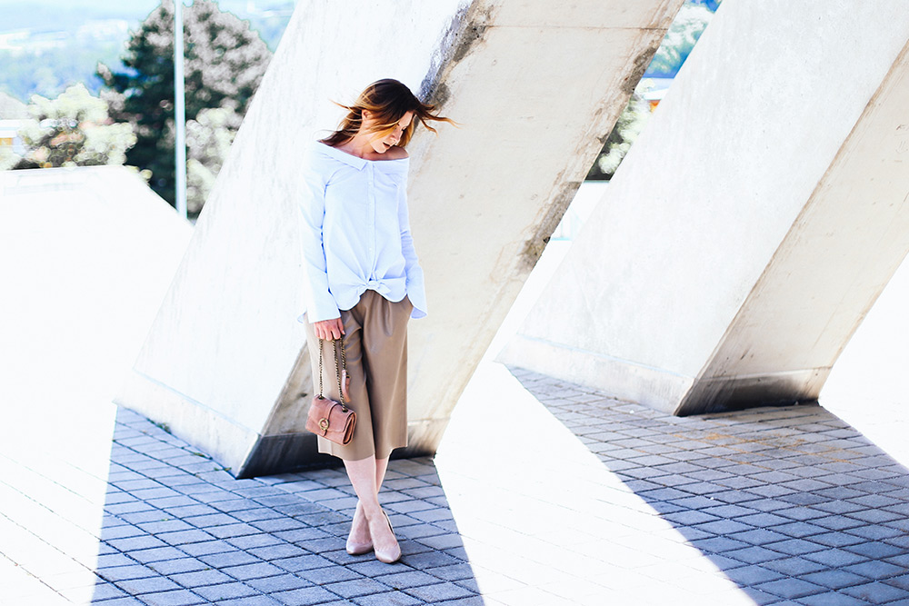 9-to-5 Office und After Work Outfit im Sommer, Culotte, Pumps, Clutch von Zara, Streetstyle, Modeblog, Fashion Blog, whoismocca.me