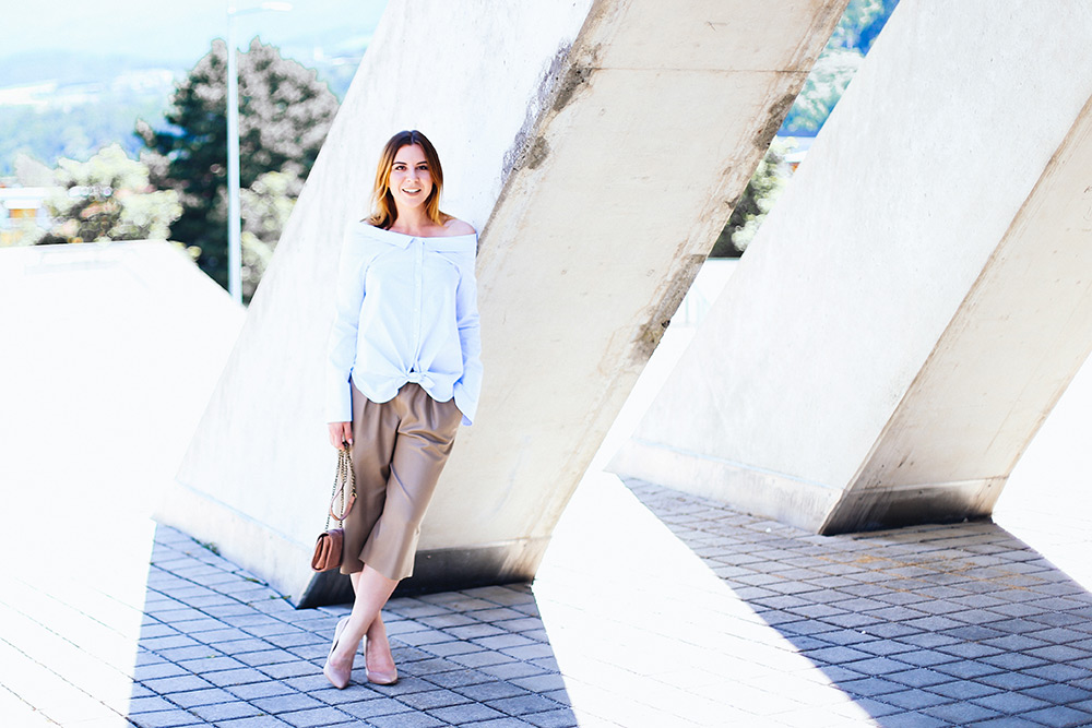 9-to-5 Office und After Work Outfit im Sommer, Culotte, Pumps, Clutch von Zara, Streetstyle, Modeblog, Fashion Blog, whoismocca.me