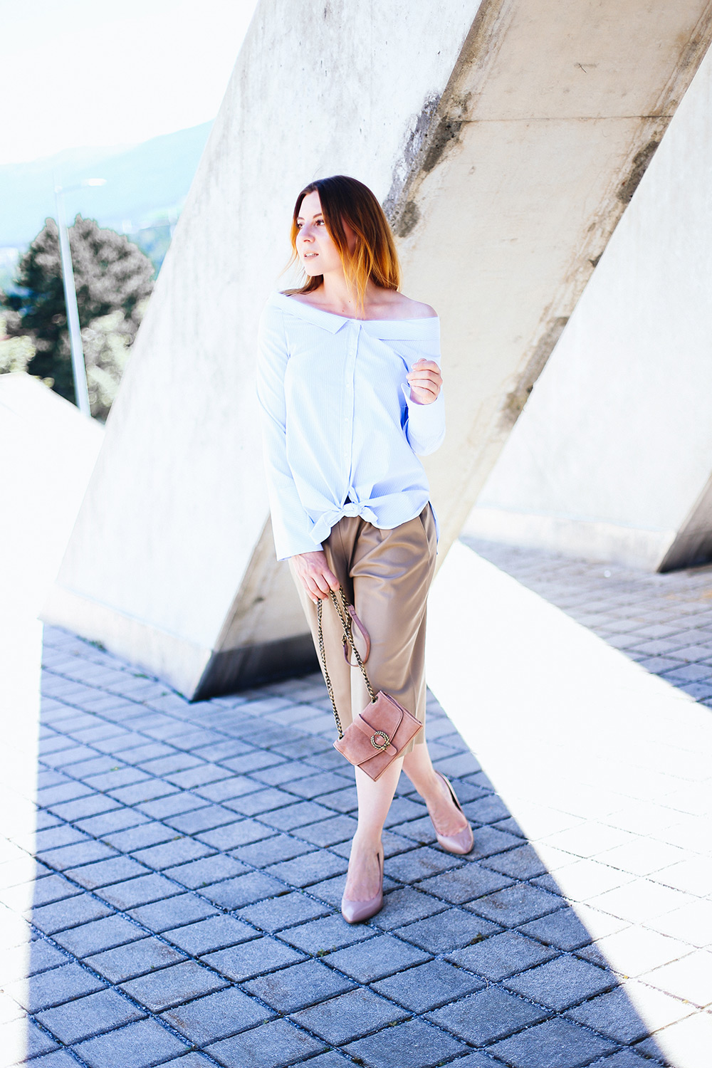 9-to-5 Office und After Work Outfit im Sommer, Culotte, Pumps, Clutch von Zara, Streetstyle, Modeblog, Fashion Blog, whoismocca.me