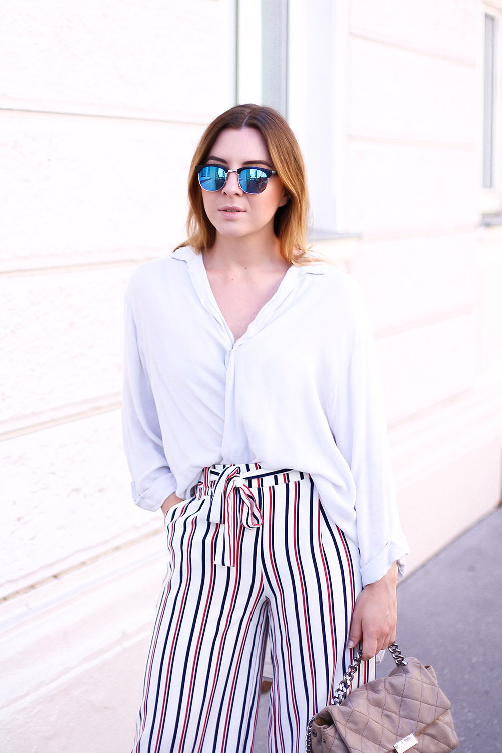 Striped Culottes, Sneakers, Streetstyle Innsbruck, Outfit Inspiration, Stella McCartney Bag, Fashion Blog, whoismocca.me