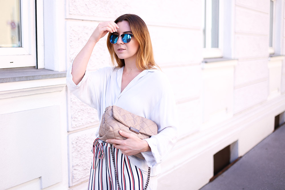 Striped Culottes, Sneakers, Streetstyle Innsbruck, Outfit Inspiration, Stella McCartney Bag, Fashion Blog, whoismocca.me