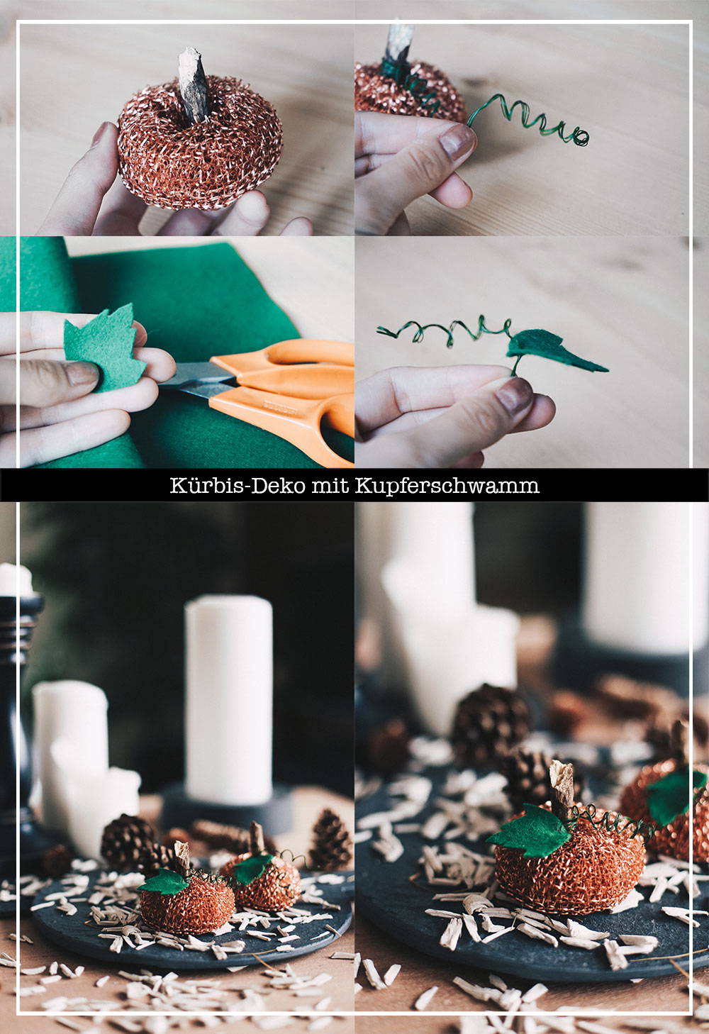 Herbst-DIY, Kürbis-Deko, Halloween, Herbst Dekoration selber machen, Interior Blog, Interior Magazin, whoismocca.me