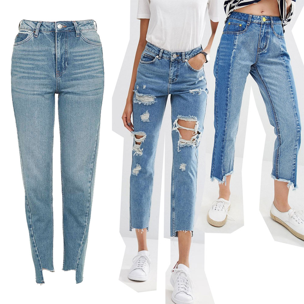 Das sind die 2 Top Jeans-Trends für den Herbst, bestickte Jeans, Jeans mit Stickerei, distressed Jeans, Stufensaum, Vetements Jeans Lookalikes, Jeans mit asymmetrischem Saum, Fashion Blog, Modeblog, whoismocca.me