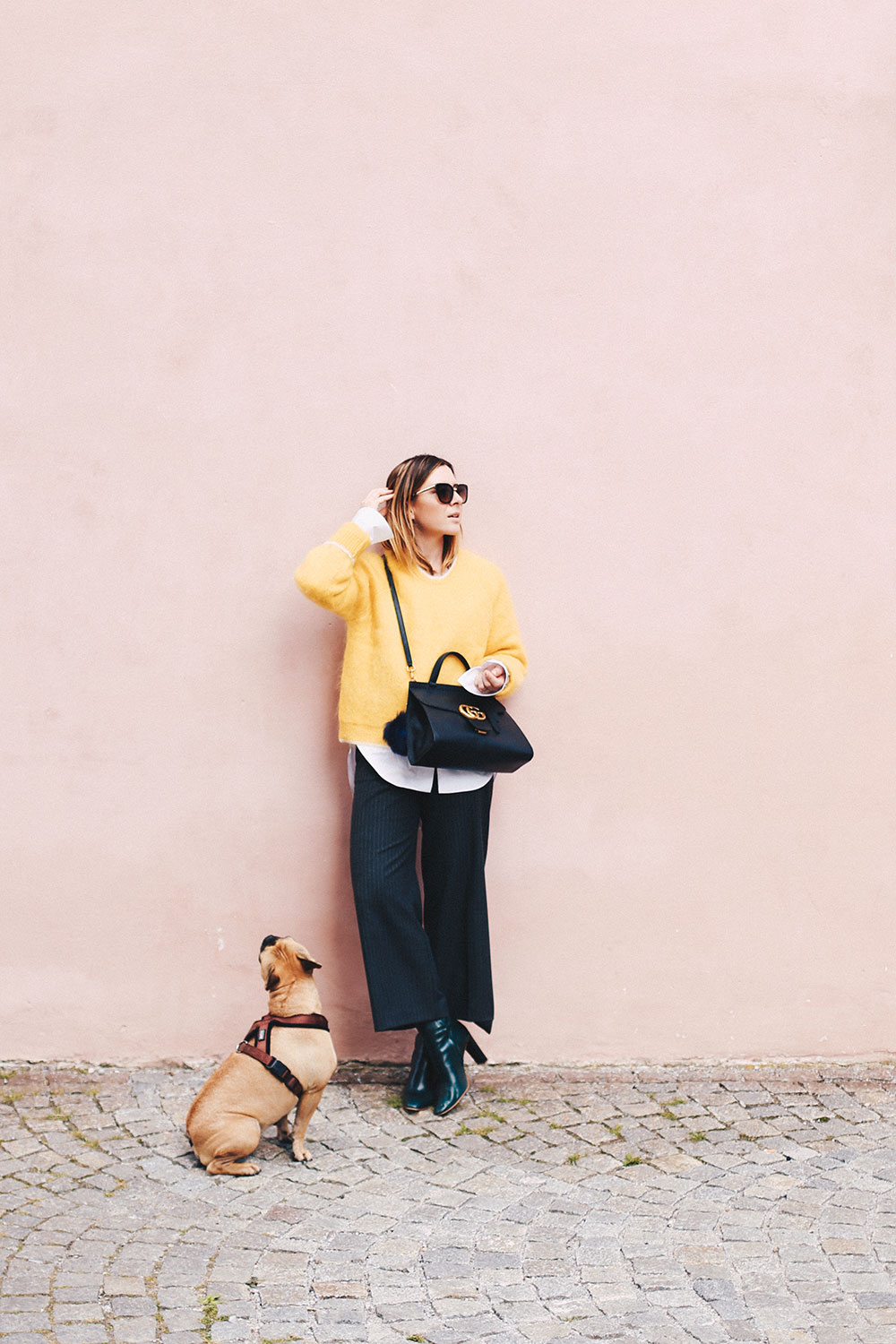 Business-Outfit, GG Marmont Tasche, Mohair Pullover, Gucci, Zara Outfit, Office Look, Fashion Blog, Modeblog, Streetstyle, whoismocca.me