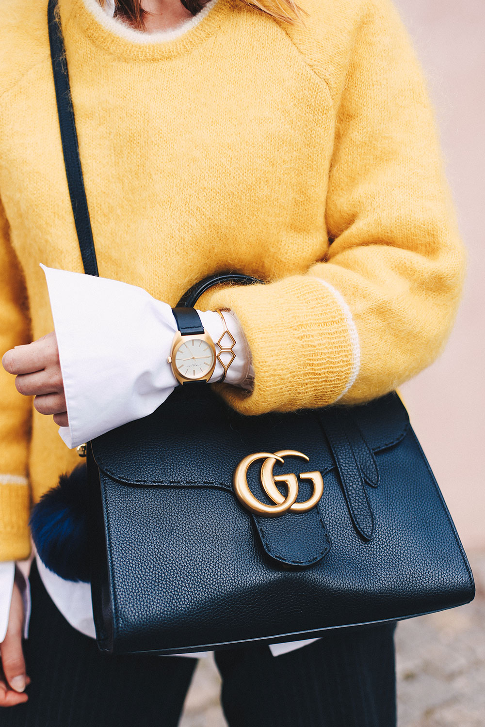 Business-Outfit, GG Marmont Tasche, Mohair Pullover, Gucci, Zara Outfit, Office Look, Fashion Blog, Modeblog, Streetstyle, whoismocca.me