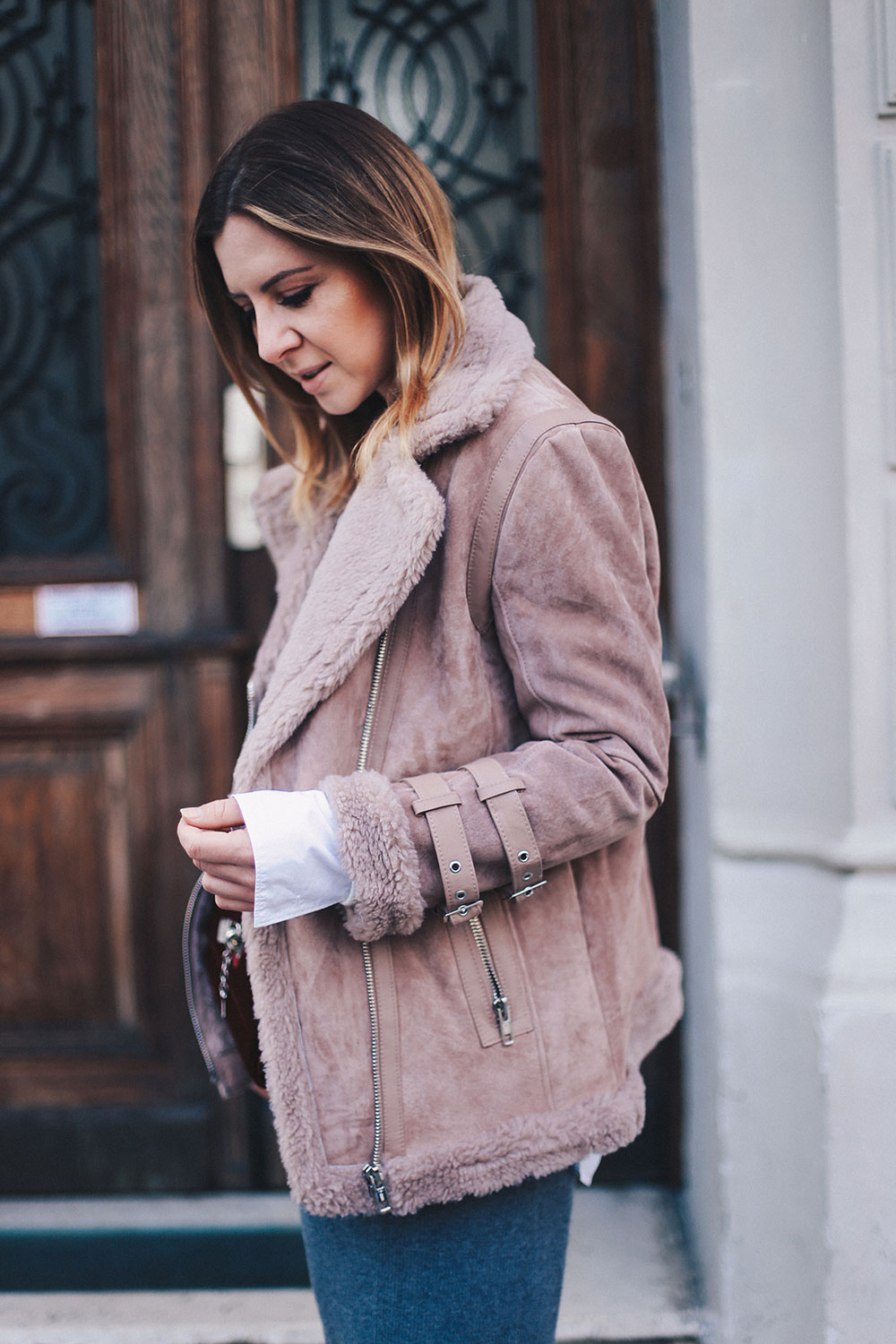 Shearling-Bikerjacke, Trendreport, Acne Lookalike Jackets, Fashion Blog, Modeblog, Outfit Blog, Style Blog, whoismocca.me