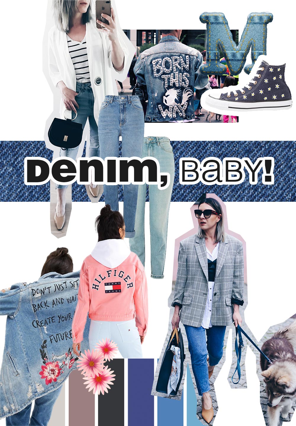 Fashion Mood Board Denim, Trend 2017, Fashion Trends Moodboard, Modetrends Inspiration, Style Blog, Modeblog, Fashion Blog, Inspiration, www.whoismocca.me