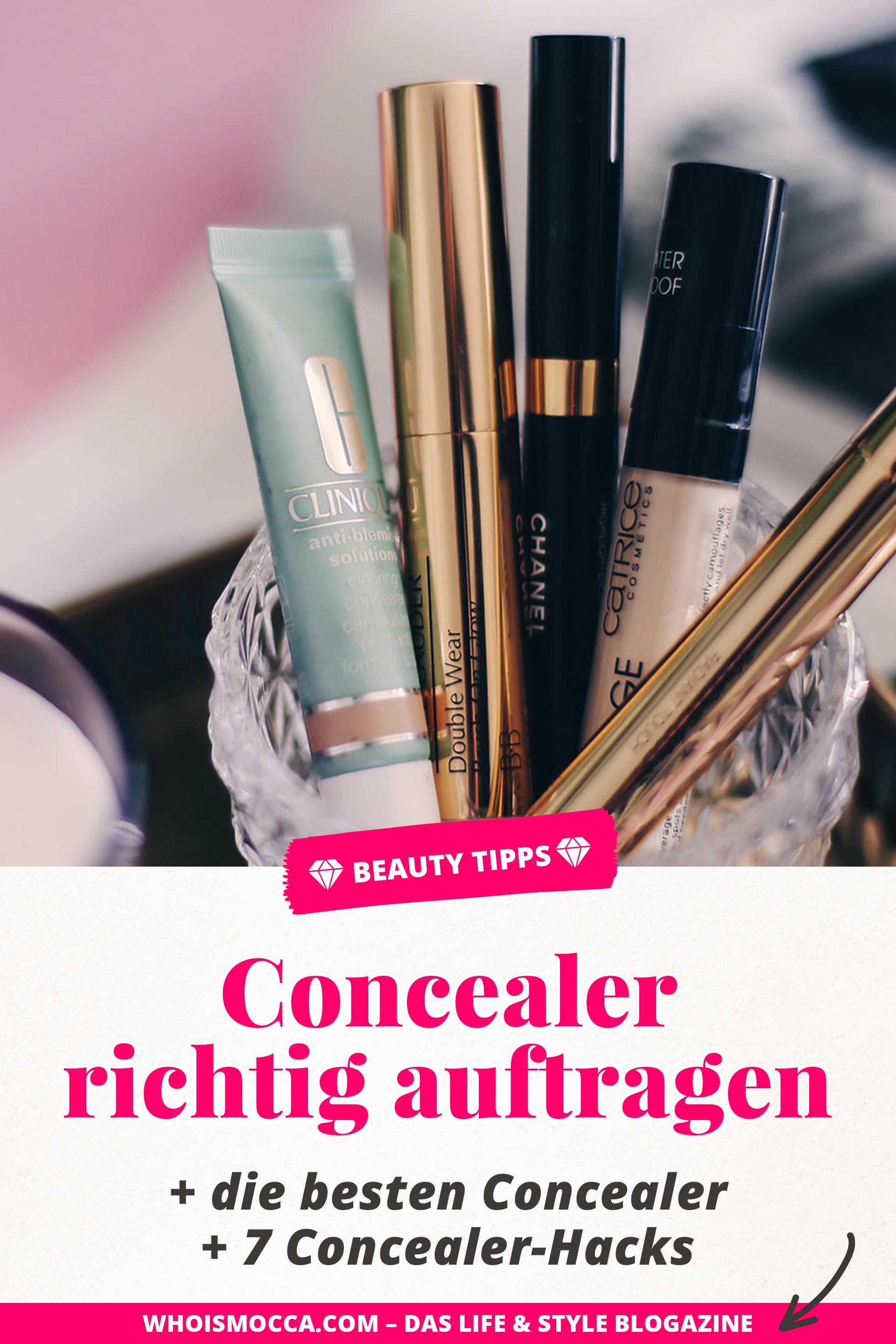 Concealer Vergleich und Review, Concealer richtig auftragen, Concealer Hacks, Concealer Tipps, Welche Concealer Farbe, Beautyreport, Beauty Blog, Beauty Magazin, #concealer #beautytipps #beautyhacks #beautyblogger #foundation #teint #concealertipps #beautytutorial, www.whoismocca.me