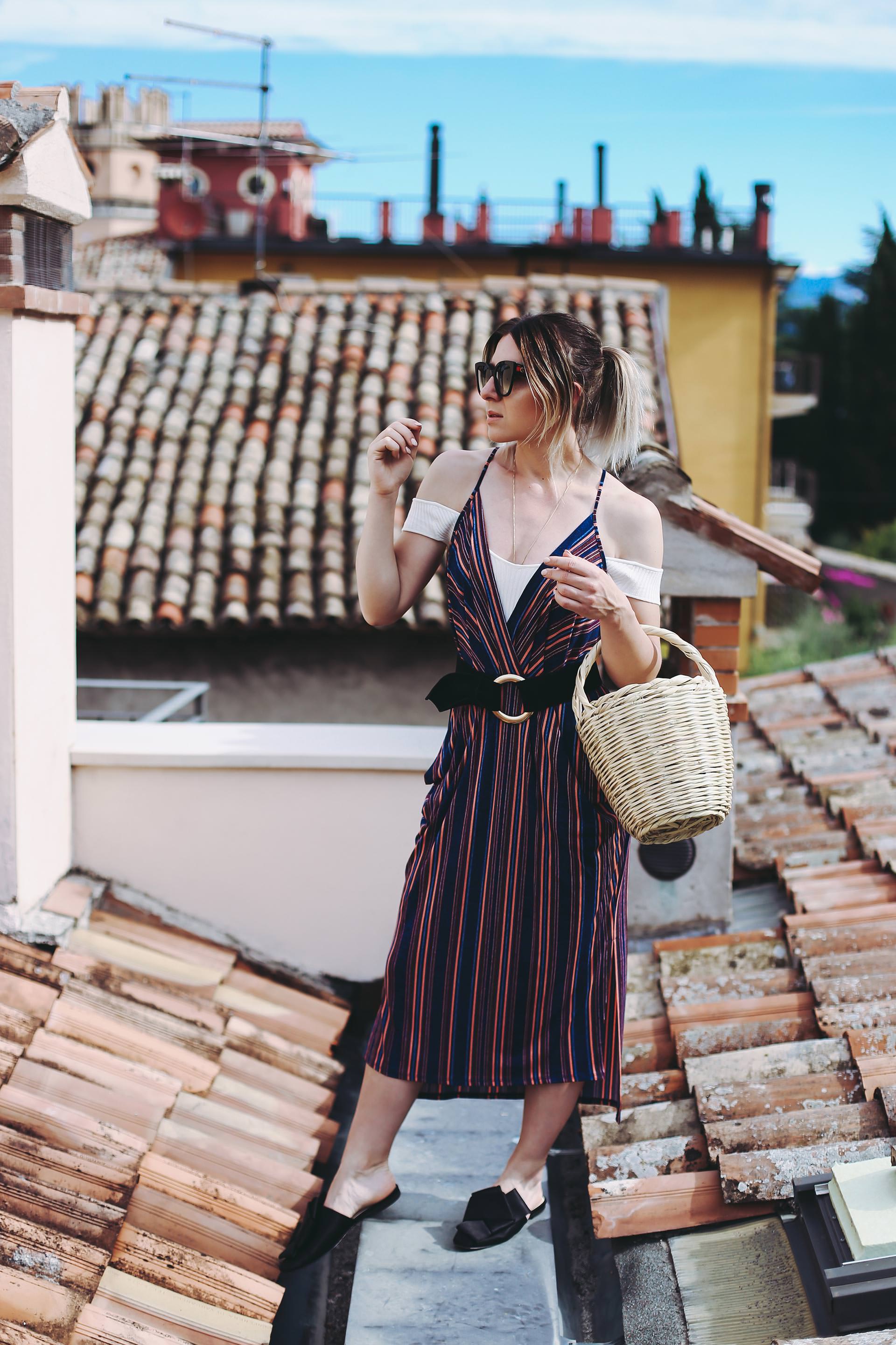 Bold Stripes Dress, Bold Stripes Trend, Sommer Outfit, Birkin Basket, Fashion Blog, Modeblog, Outfit Blog, Summer Capsule Wardrobe Essentials, www.whoismocca.me