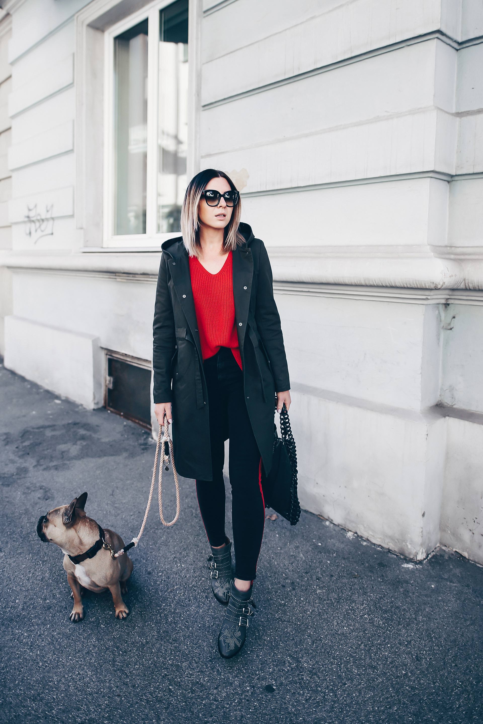 Basic Casual Herbst Outfit mit Stiefeletten, Khaki Parka und Skinny Jeans, Chloe Susanna Boots, Stella McCartney Falabella Limited Edition, Strickpullover, Fashion Blog, Modeblog, Style Blog, Outfits Blog, www.whoismocca.me