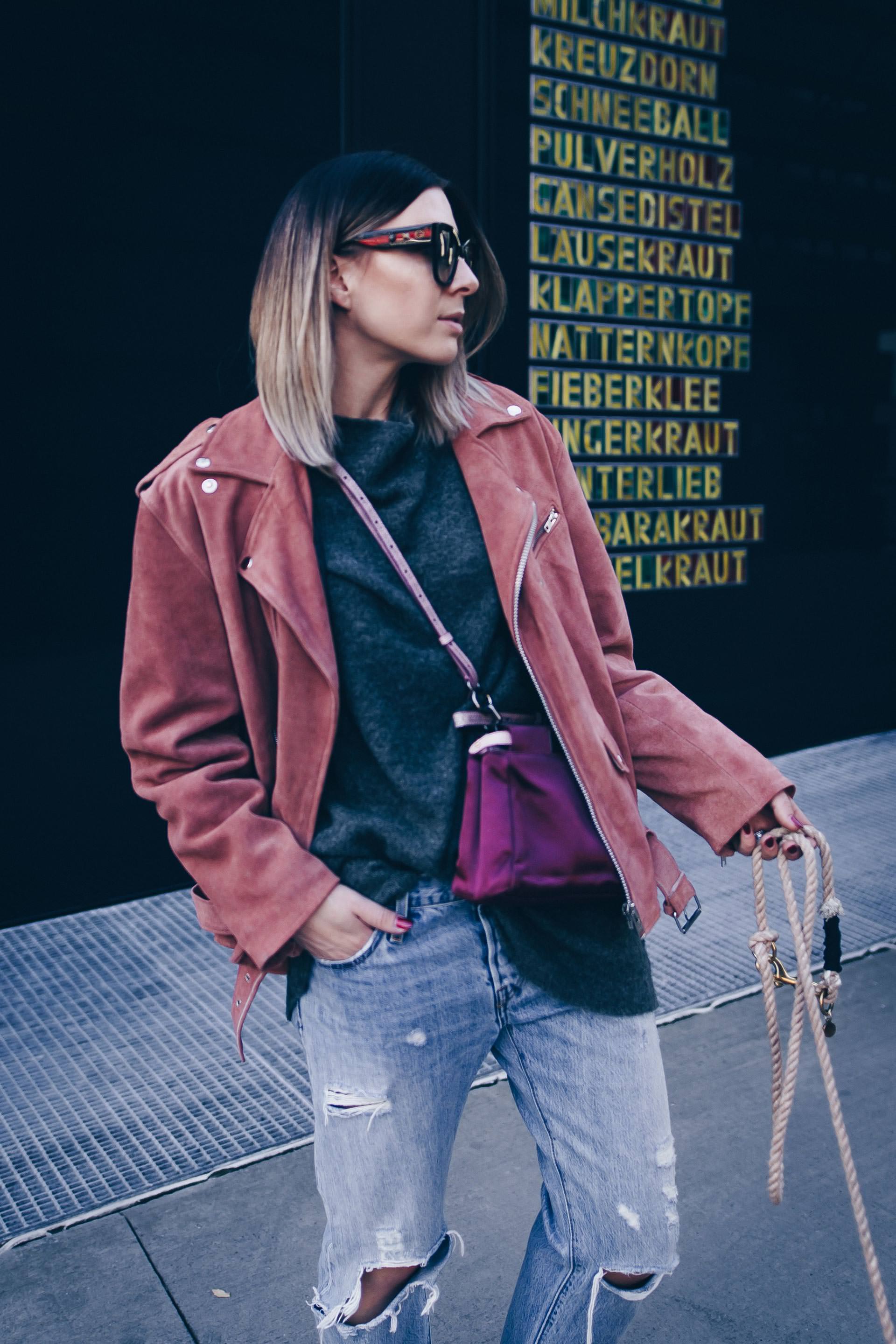 How to wear Balenciaga Ceinture Boots, Outfit Ideen und Inspiration, Herbst Outfit mit Lederjacke, Reclaimed Vintage, Levi's 501 CT, Fendi Peekaboo Bag, Outfits Blog, Fashion Blog, Modeblog, www.whoismocca.me