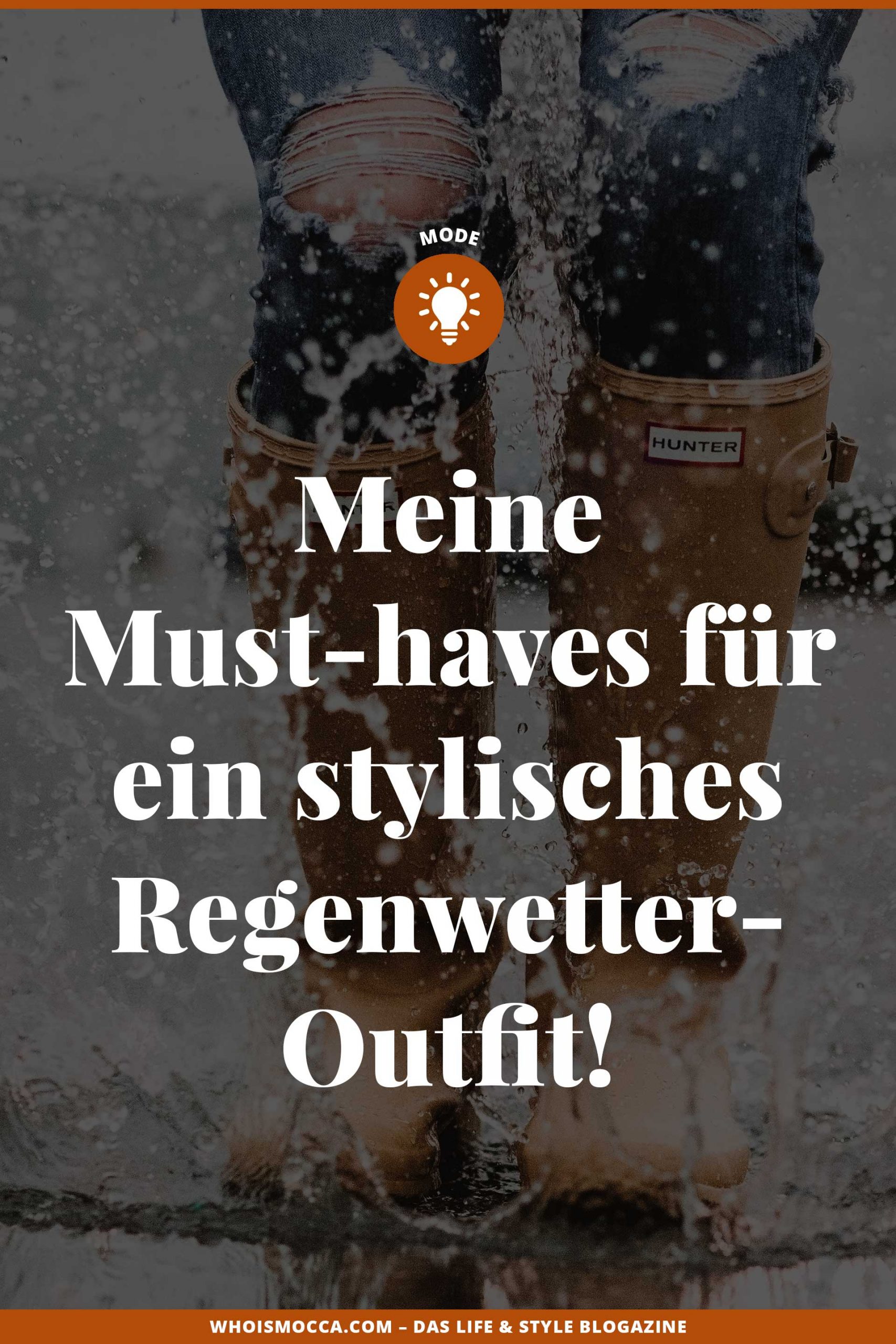 Meine Must-haves für ein stylisches Regenwetter-Outfit gibt's jetzt am Modeblog whoismocca.me