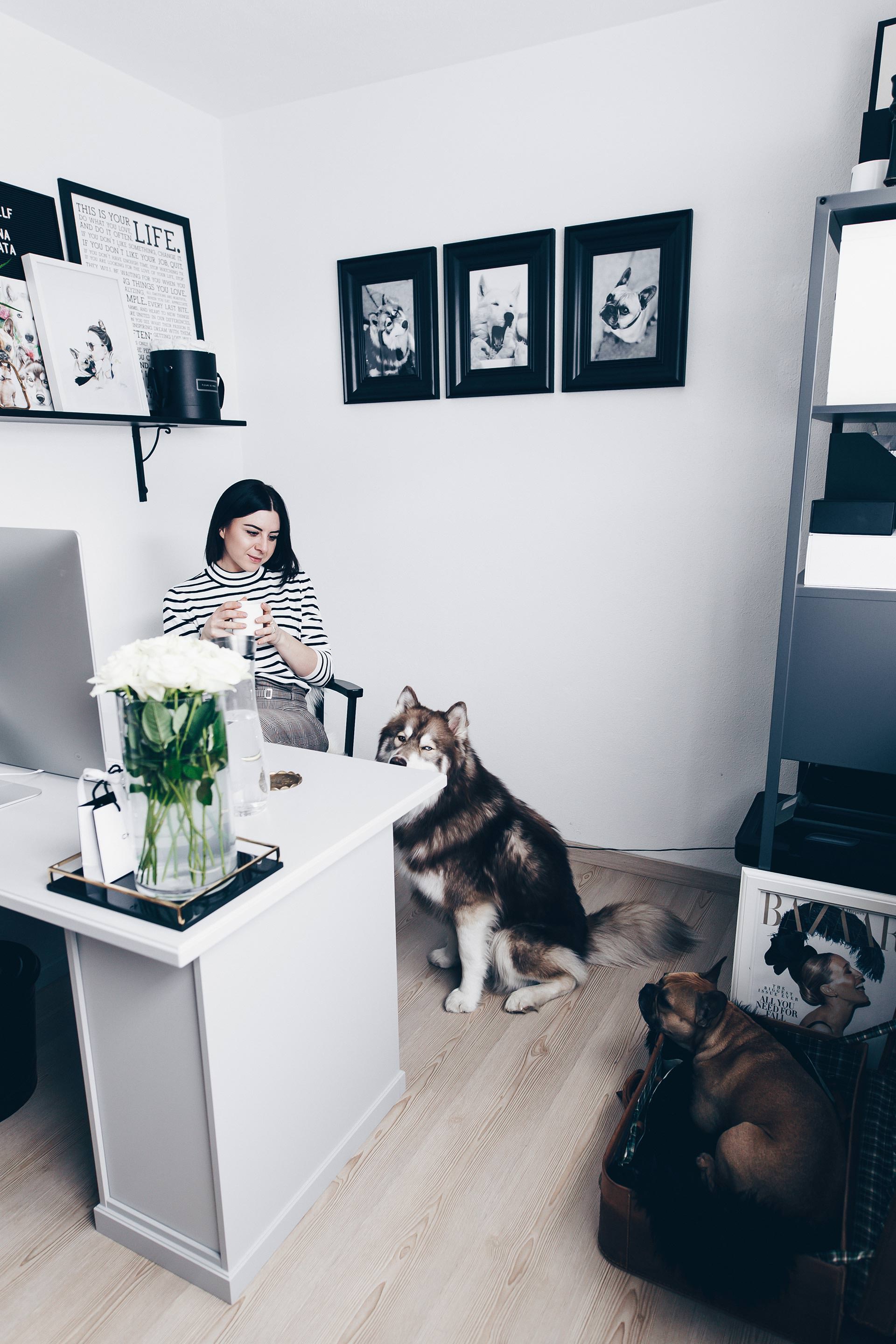 Arbeitsplatz Zuhause einrichten und gestalten, 5 Ideen für mehr Stil im Blogger Home Office, Ideen für den Arbeitsbereich, Work-Space und Schreibtisch schön gestalten, Home Office Ideen, Interior Blog und Magazin, www.whoismocca.me