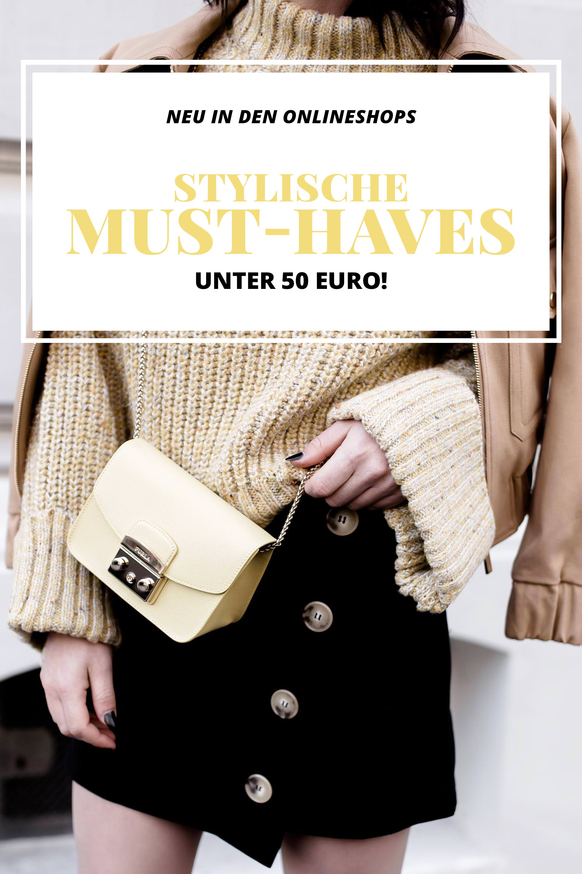 Neu in den Onlineshops, stylische Mode Must haves unter 50 Euro, Trendupdate, was ist 2018 modern, Modetrends 2018, Fashion Blogger, www.whoismocca.me