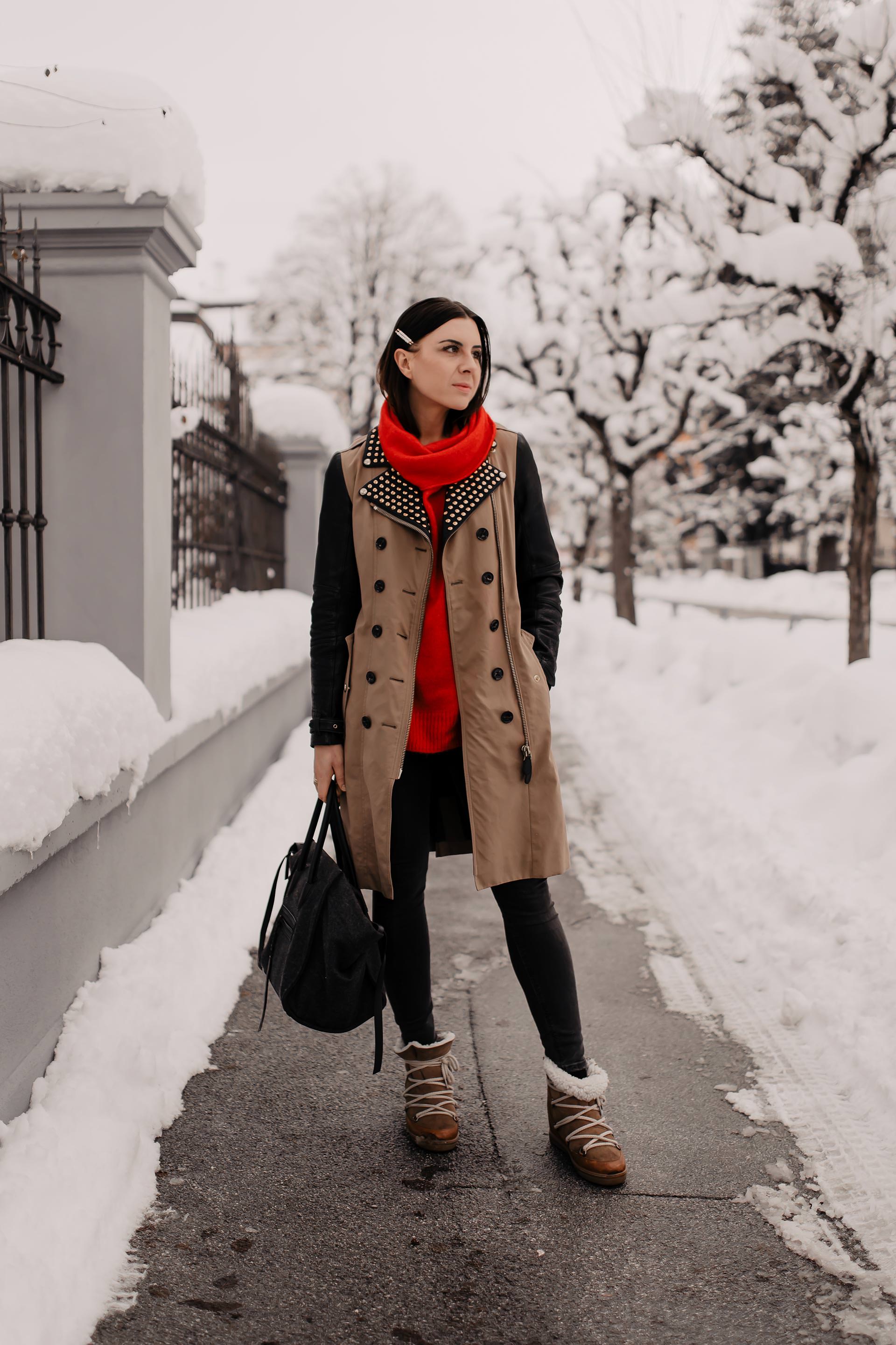 enthält unbeauftragte Werbung // burberry trenchcoat second hand günstig kaufen, burberry mantel mit lederärmeln, trenchcoat im winter, Trenchcoat kombinieren, trenchcoat mit lederärmel, Winter Outfit, Isabel Marant Nowles Boots, Haarspange mit perlen, roter rollkragenpullover, Streetstyle, Winter Trends, Modetrends 2019, outfit für jeden tag, wardrobe essentials, Modeblogger, www.whoismocca.me #burberry #trenchcoat #winteroutfit #streetstyle #winterboots #secondhand