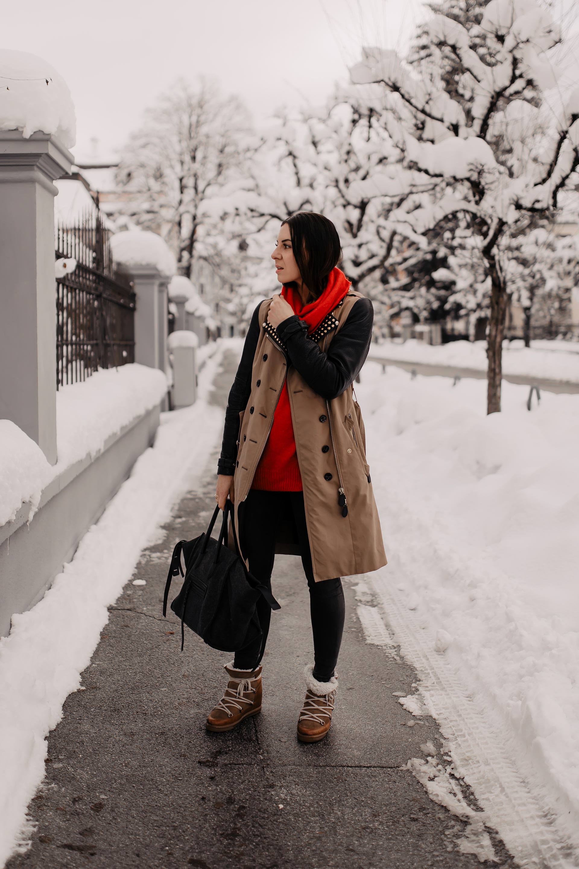 enthält unbeauftragte Werbung // burberry trenchcoat second hand günstig kaufen, burberry mantel mit lederärmeln, trenchcoat im winter, Trenchcoat kombinieren, trenchcoat mit lederärmel, Winter Outfit, Isabel Marant Nowles Boots, Haarspange mit perlen, roter rollkragenpullover, Streetstyle, Winter Trends, Modetrends 2019, outfit für jeden tag, wardrobe essentials, Modeblogger, www.whoismocca.me #burberry #trenchcoat #winteroutfit #streetstyle #winterboots #secondhand