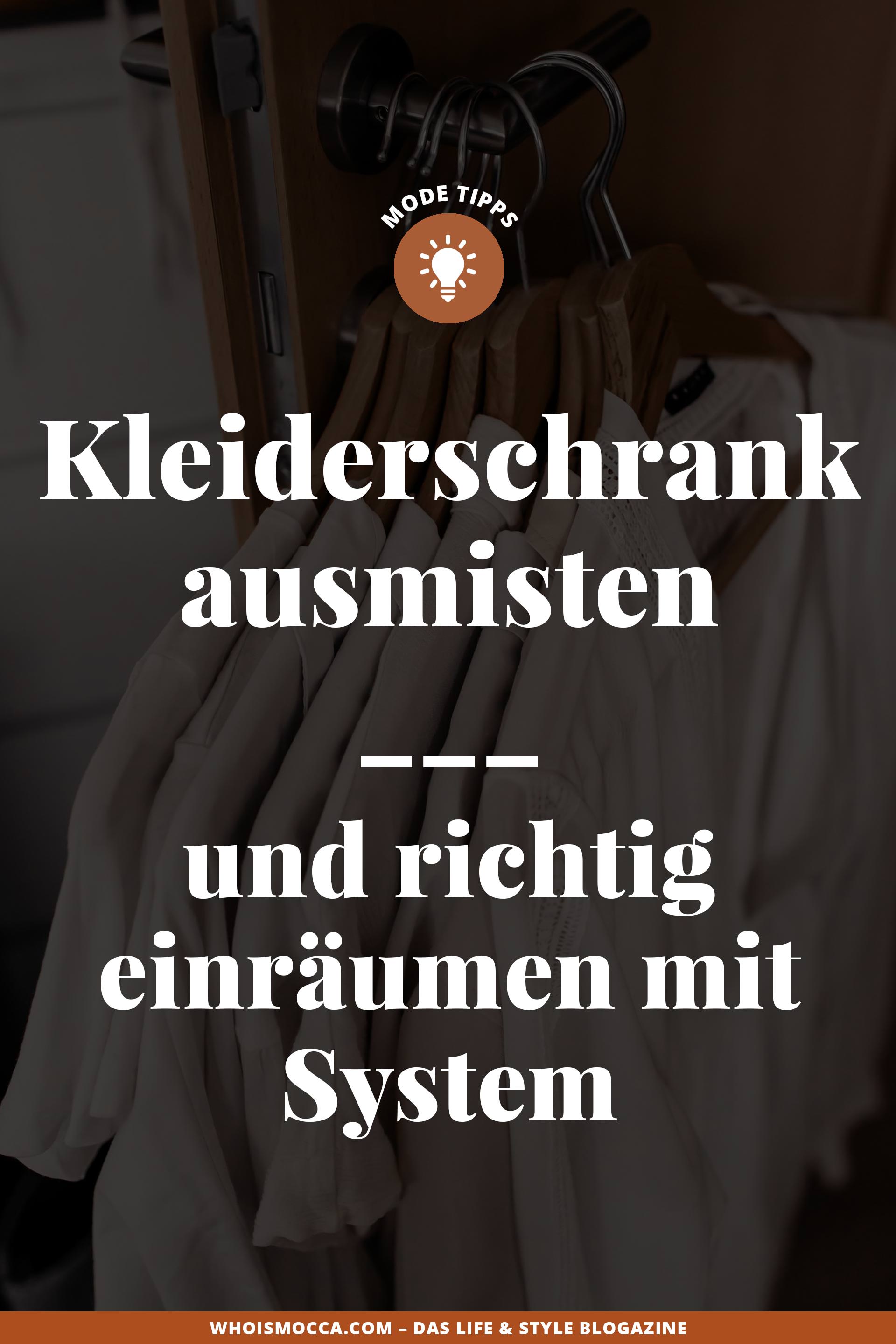 enthält unbeauftragte Werbung // Kleiderschrank richtig ausmisten Regeln, kleiderschrank aufräumen, kleiderschrank richtig einräumen, kleiderschrank richtig entrümpeln, kleiderschrank richtig ordnen, ordnung im kleiderschrank, Ankleidezimmer, Ankleideraum Ideen, Mode Tipps, Modeblogger, www.whoismocca.me #kleiderschrank #ausmisten #entrümpeln #ankleideraum #mariekondo #nachhaltig