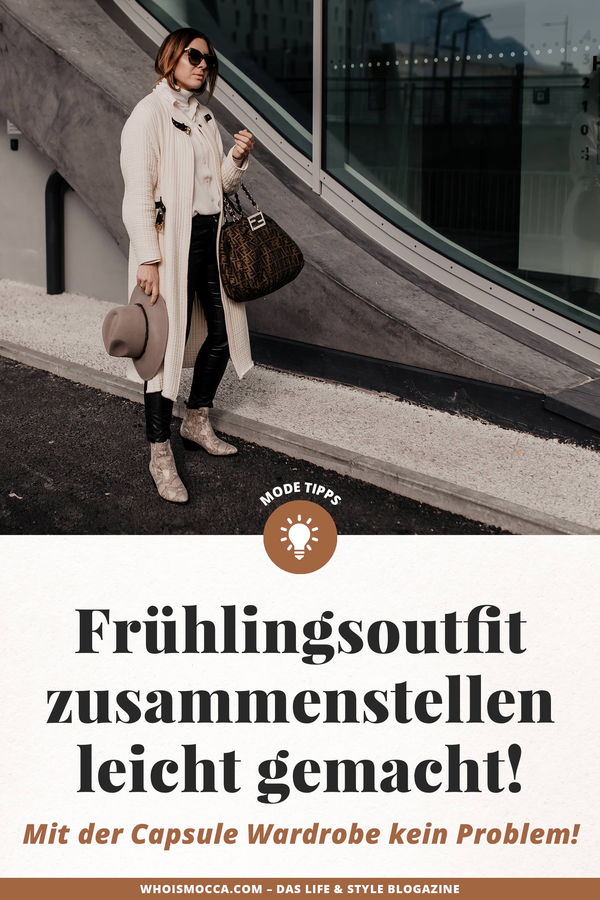 Outfit zusammenstellen leicht gemacht // unbeauftragte Werbung // Wardrobe essentials 2019, was ist im frühjahr 2019 modern, frühling mode 2019, was ist im frühling modern, capsule wardrobe anleitung, capsule wardrobe erstellen, capsule wardrobe frühling, minimalistischer Kleiderschrank, minimalistische garderobe zusammenstellen, Frühlingsoutfit 2019, Mode Tipps, Fashion Blogger, www.whoismocca.me #capsulewardrobe #wardrobeessentials #modetrends #frühlingsmode #outfits