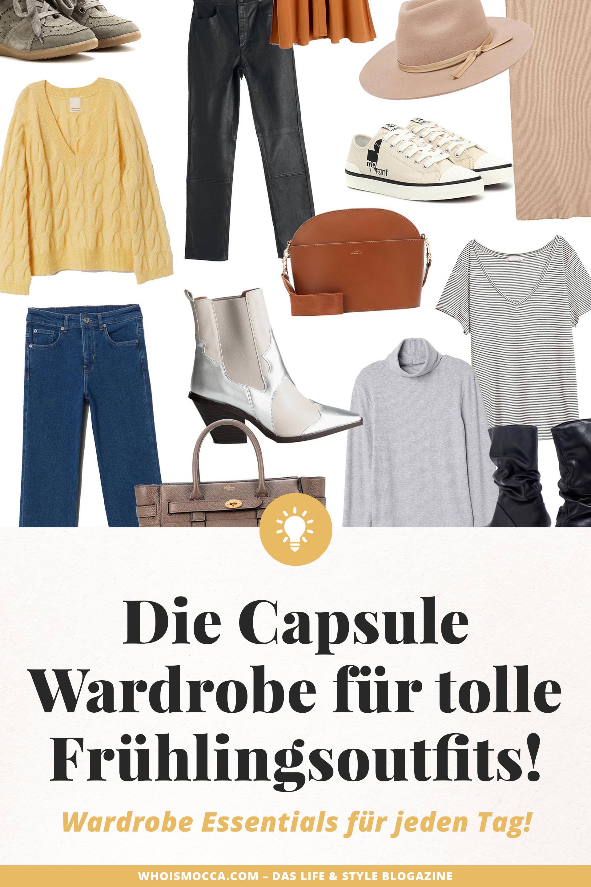 Outfit zusammenstellen leicht gemacht // unbeauftragte Werbung // Wardrobe essentials 2019, was ist im frühjahr 2019 modern, frühling mode 2019, was ist im frühling modern, capsule wardrobe anleitung, capsule wardrobe erstellen, capsule wardrobe frühling, minimalistischer Kleiderschrank, minimalistische garderobe zusammenstellen, Frühlingsoutfit 2019, Mode Tipps, Fashion Blogger, www.whoismocca.me #capsulewardrobe #wardrobeessentials #modetrends #frühlingsmode #outfits