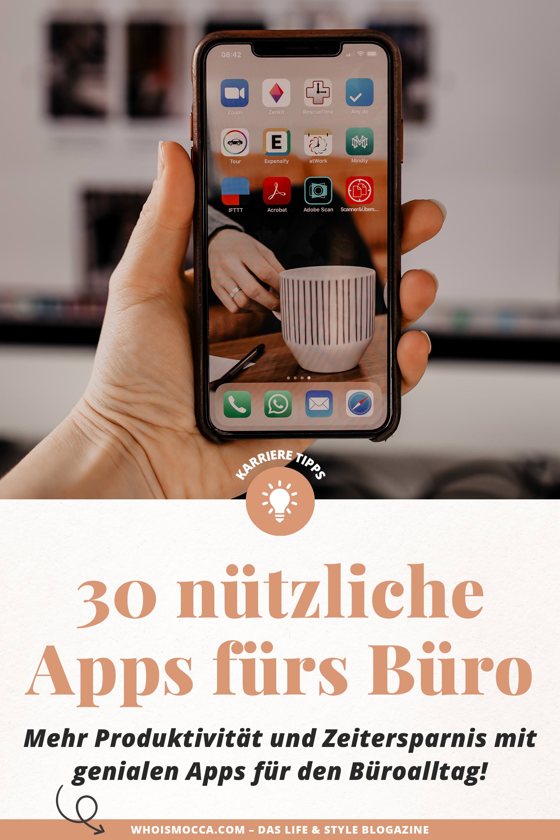 die besten Apps für den Büroalltag // unbeauftragte Werbung // Apps fürs Büro, apps für mehr produktivität, apps für projektmanagement, zeitmanagement app, work life balance app, selbstmanagement arbeitsplatz, Selbstmanagement app, kostenlose apps, praktische apps fürs handy, nützliche apps für unterwegs, nützliche apps für unternehmen, Karriere Blog, www.whoismocca.me #karriere #apps #projektmanagement #zeitmanagement #selbstmanagement #worklifebalance