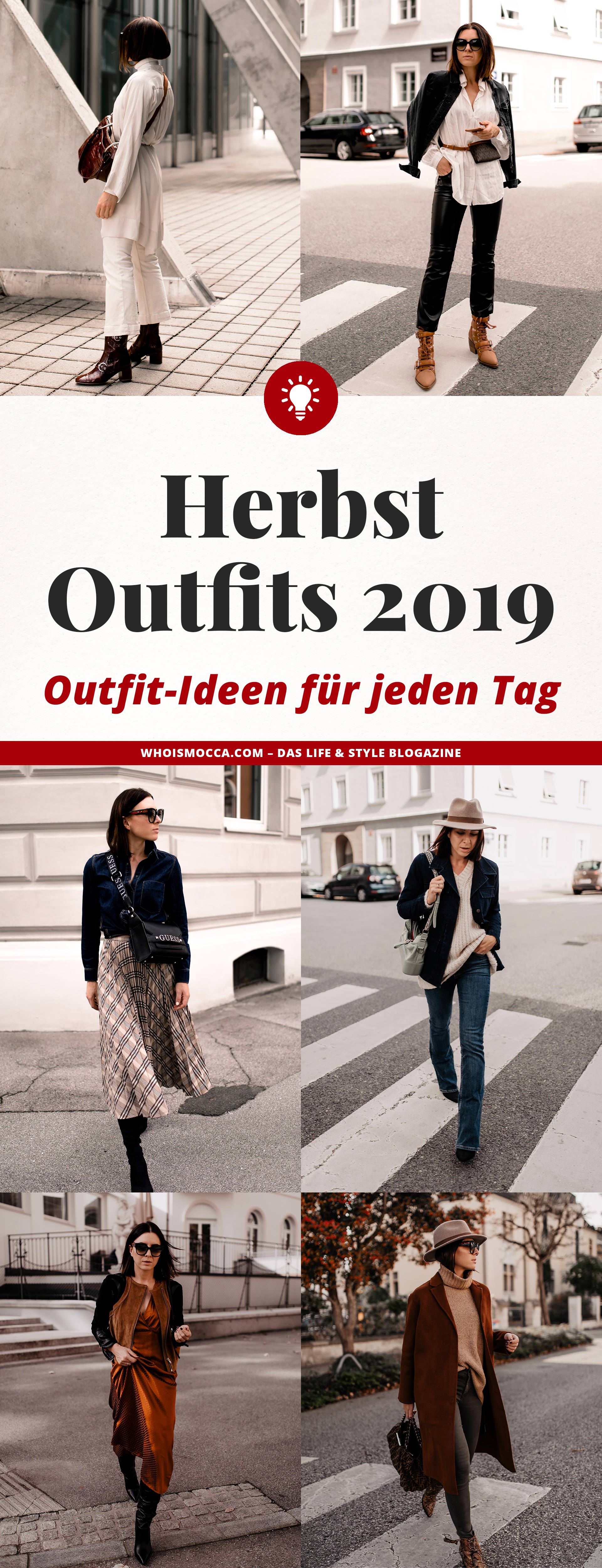 Was ist im Herbst 2019 modern? Auf meinem Modeblog zeige ich dir die 23 schönsten Modetrends für den Alltag! Gemeinsam mit zahlreichen Outfit-Ideen für den Herbst bringe ich dir die neuen Trends näher und gebe dir Tipps wie du sie im Alltag und Büro kombinieren kannst. www.whoismocca.me #herbsttrends #modetrends #lookbook #outfits