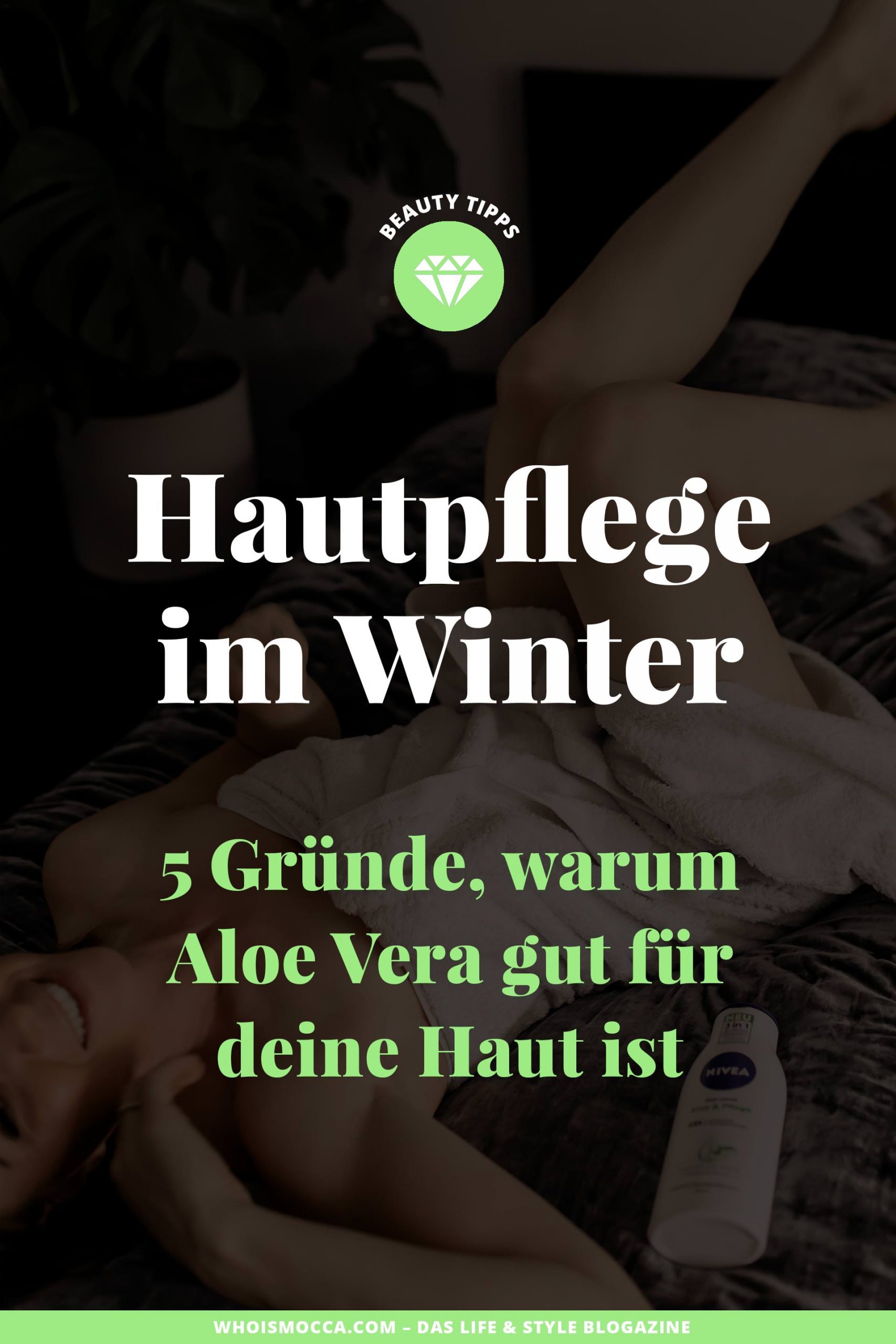 Anzeige. Ich habe neue Beauty-Tipps am Blog für dich gesammelt und stelle dir meine Winter-Hautpflege mit Aloe Vera vor. Weißt du schon, warum Aloe Vera ein echtes Wundermittel ist? www.whoismocca.me #hautpflege #beautytipps #aloevera #beautyblogger