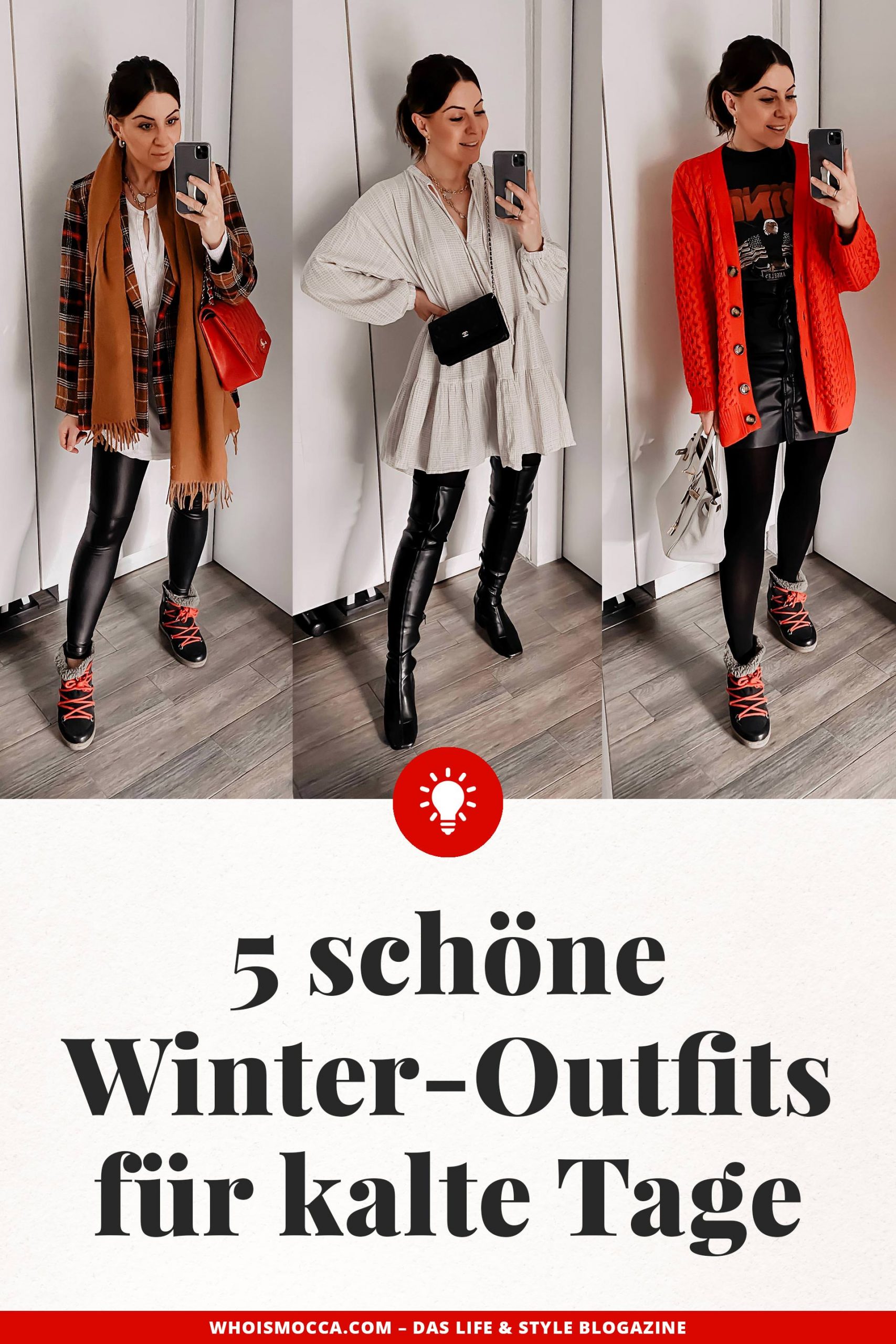 Was ziehe ich im Winter an? 5 schöne Winter-Outfits für jeden Tag findest du jetzt auf dem Modeblog www.whoismocca.me #winteroutfits #modetrends #outfits #wintertrends