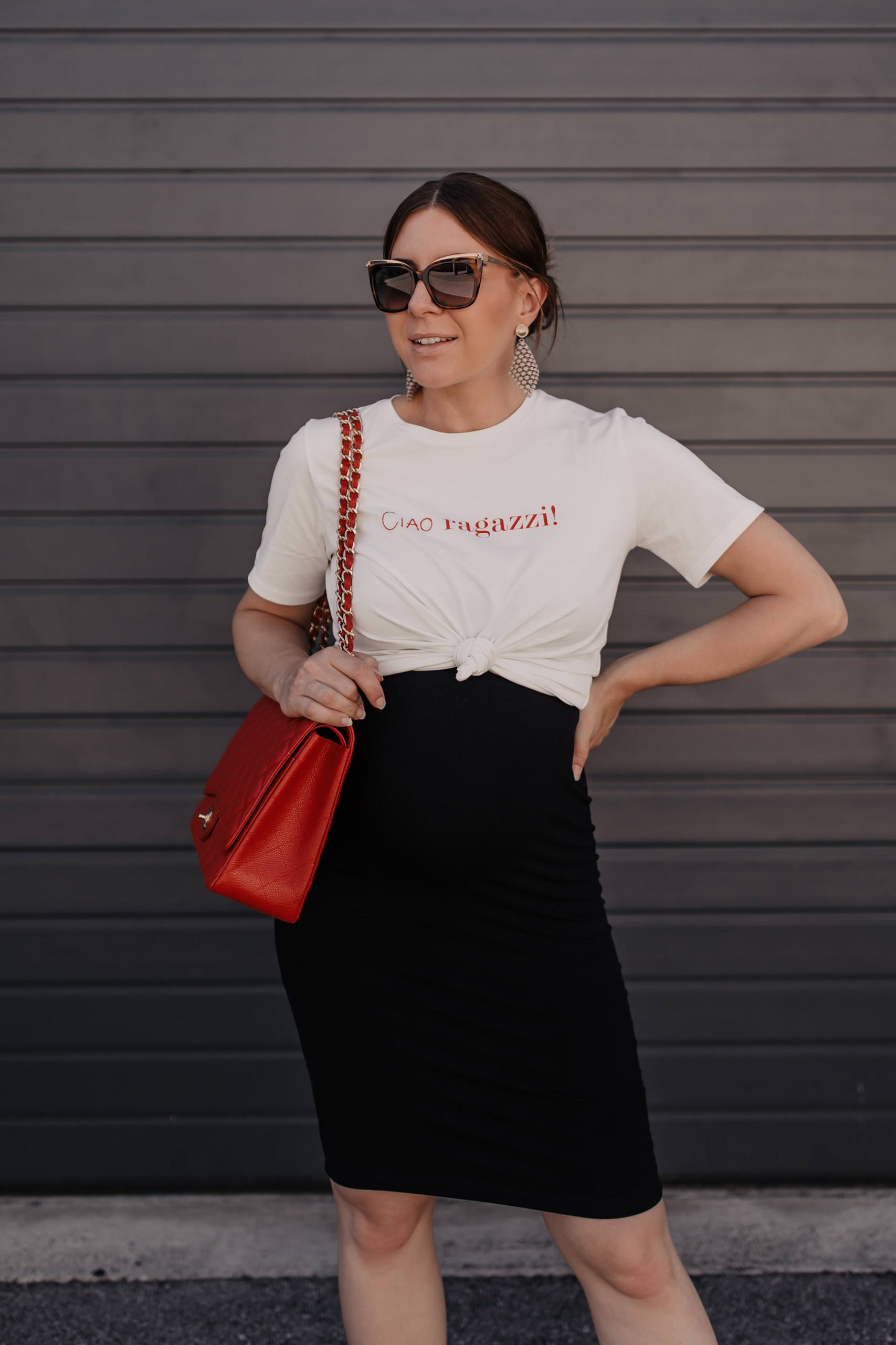 Ohne #Umstandsmode durch den Sommer zu kommen ist gar nicht so schwer! Ich zeige dir mein Lieblingsoutfit im 7. Monat und gebe dir praktische Styling-Tipps. www.whoismocca.me #Schwangerschaftsoutfit #stylethebump